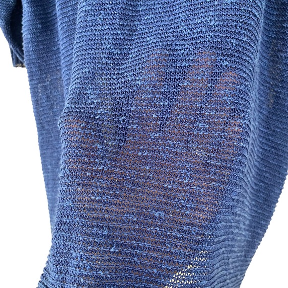 PLUS Eileen Fisher Linen & Cotton Blend Beautiful Blue Lightweight Tunic Size 2X - Picture 7 of 7